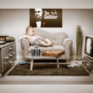 Babyfotos von Bart