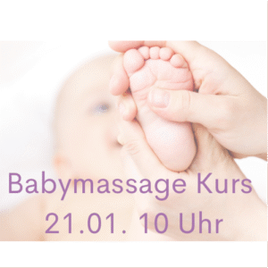 Online Babymassage Kurs 21.01. 10 Uhr