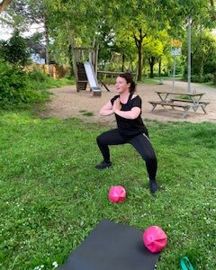 Outdoorkurs mit Kind und Kinderwagen