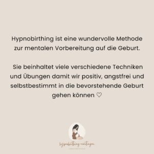 Hypnobirthing - deine mentale Geburtsvorbereitung