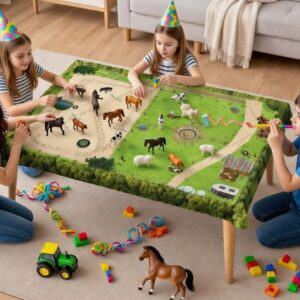 Spiel- & Geburtstagstischdecken für Kinder – kreativ, wiederverwendbar & liebevoll gestaltet