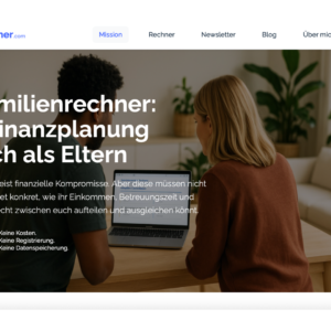 Familienrechner.com - Kostenloses Berechnungstool für faire Elternfinanzen